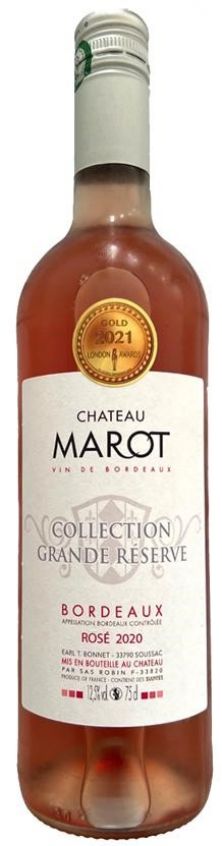 Chateau Marot Rose 2020 Case of 12 Bottles (8772)